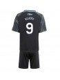 Aston Villa Harvey Elliott #9 Replika Borta Kläder Barn 2025-26 Kortärmad (+ byxor)